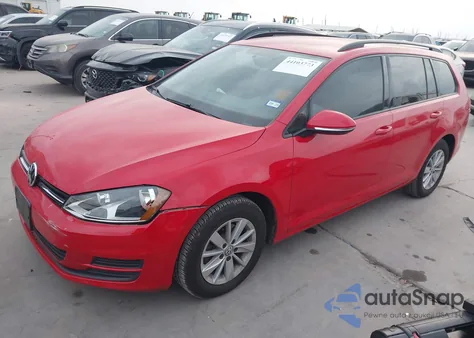2017 Volkswagen Golf Sportwagen Tsi S из США, поврежденный, VIN 3VWC17AU2HM500915